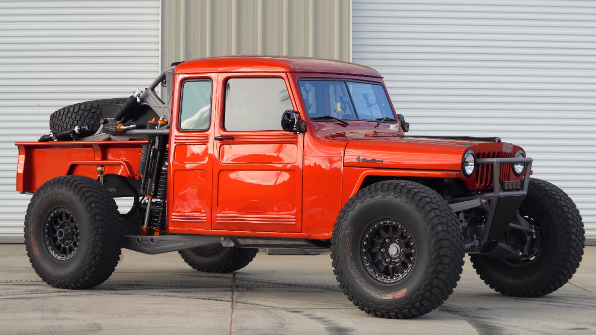 1949 Willys Pickup Pushed To The Extreme