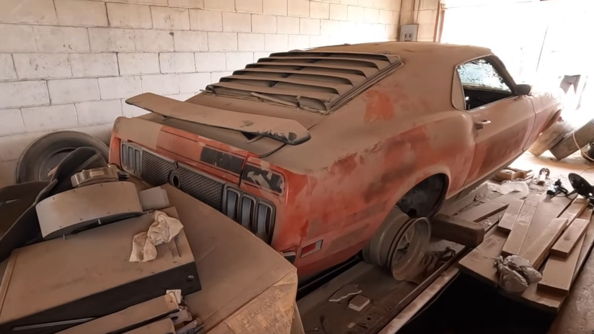 Barn Find Masterpiece 1970 Mustang Mach 1 Stashed For 40 Years