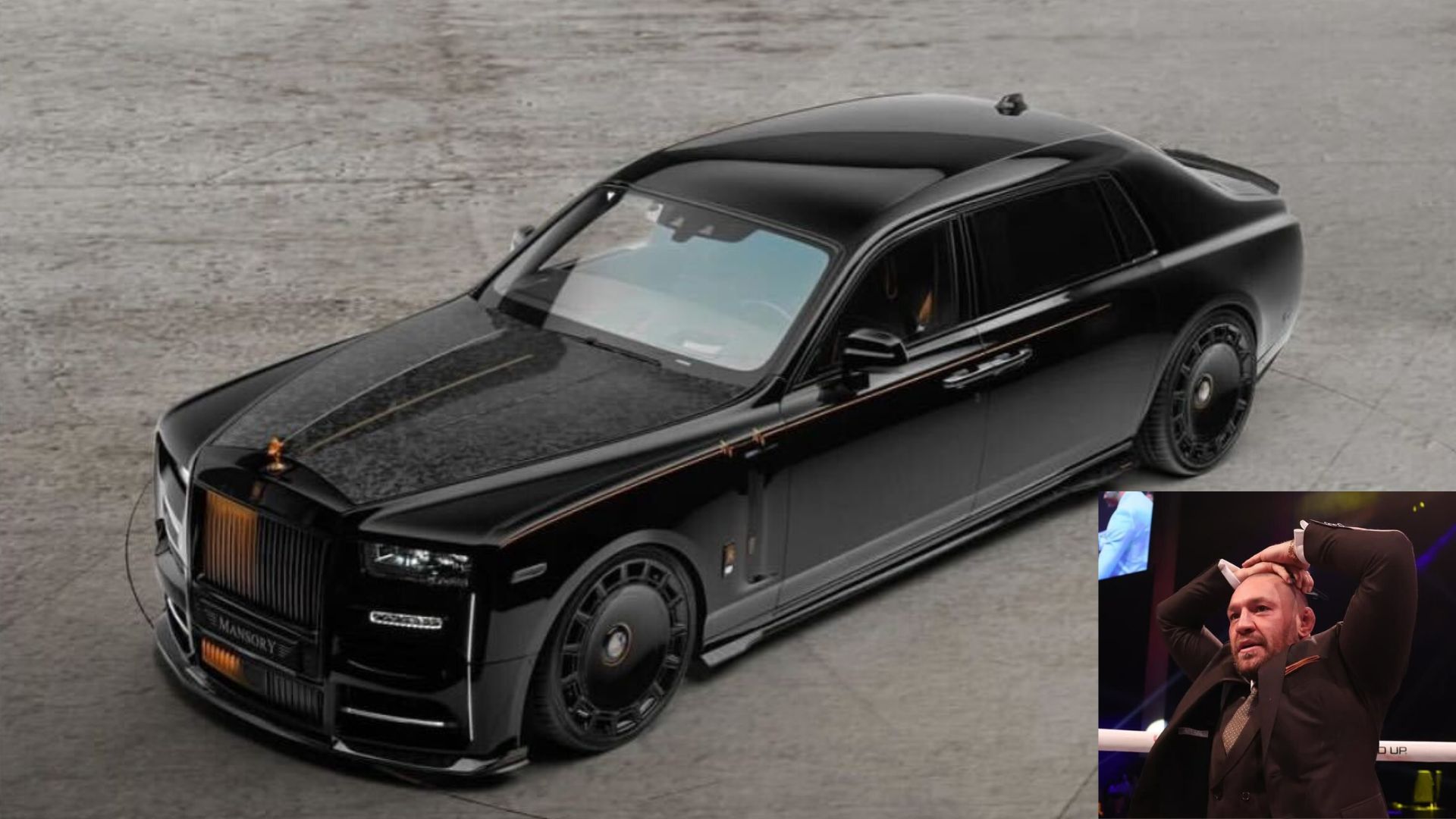 Conor McGregor Flashes His New Rolls Royce Phantom Masonry
