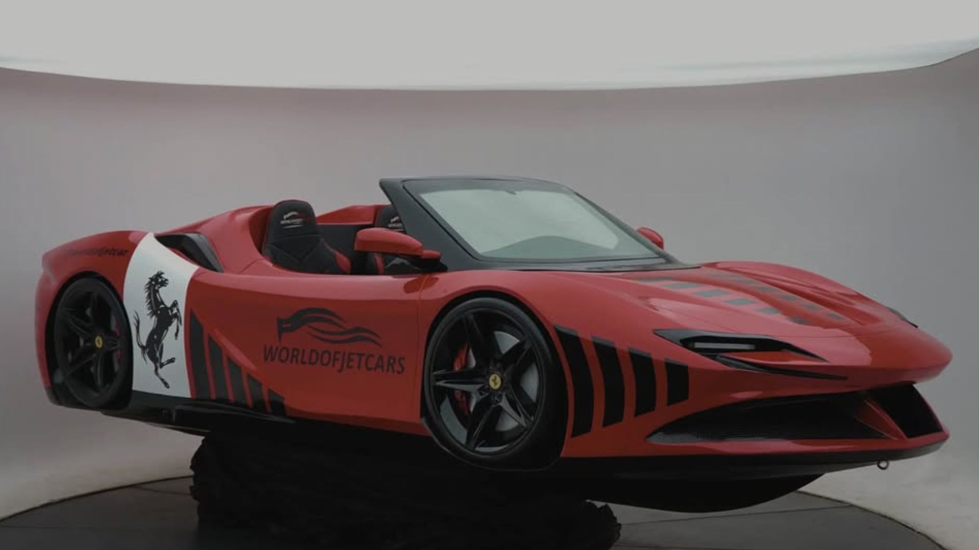 Cruise The Open Waters In A Ferrari SF90 Jet Car