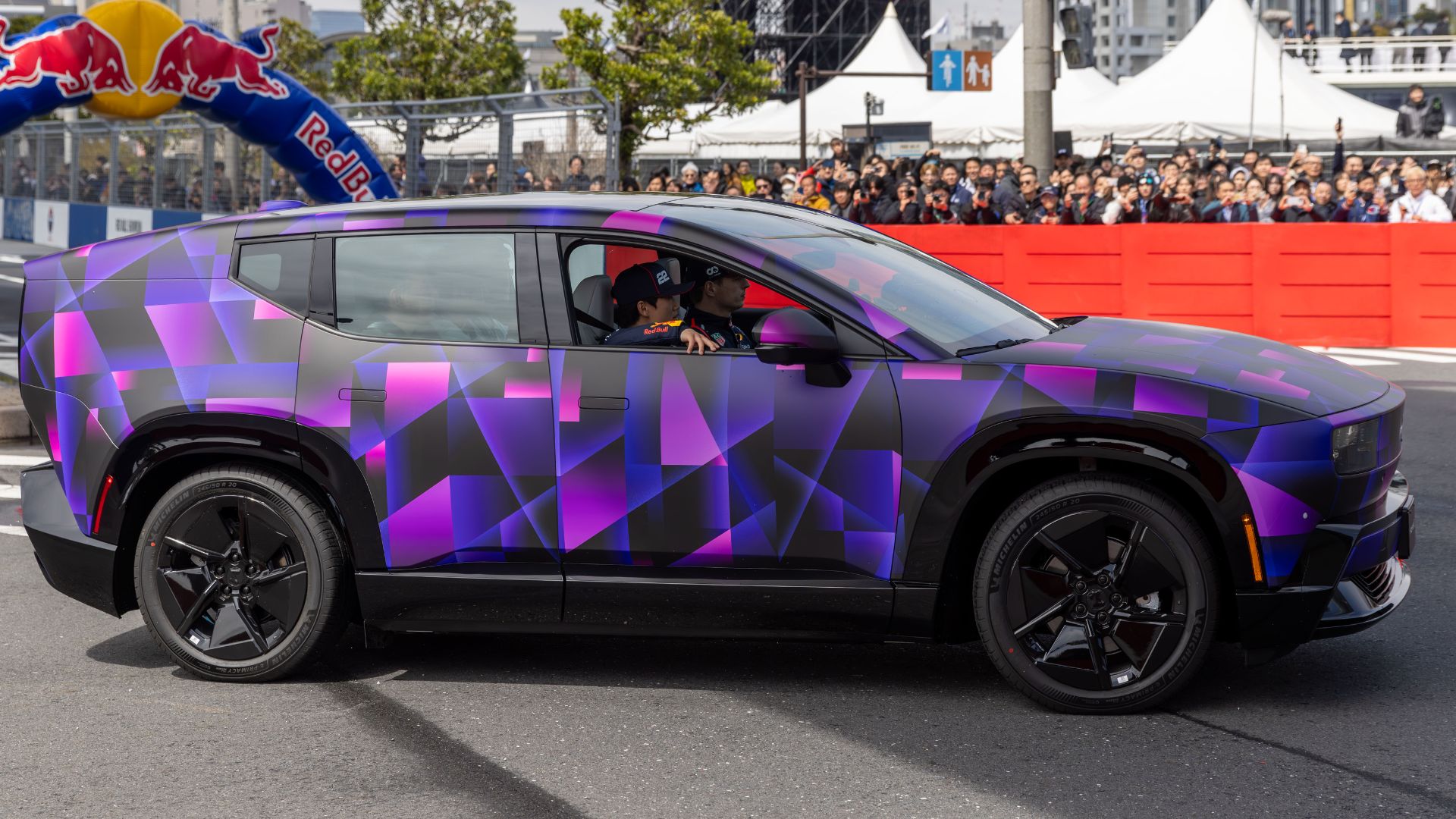 Max Verstappen Drives Honda 0 SUV Prototype In Japan