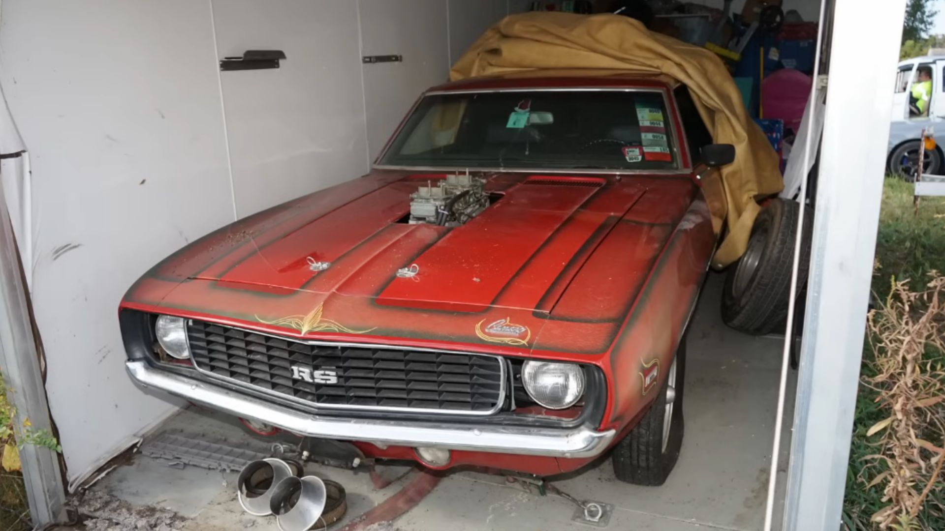 Rare 1969 Yenko Camaro 427 Discovered In A Trailer