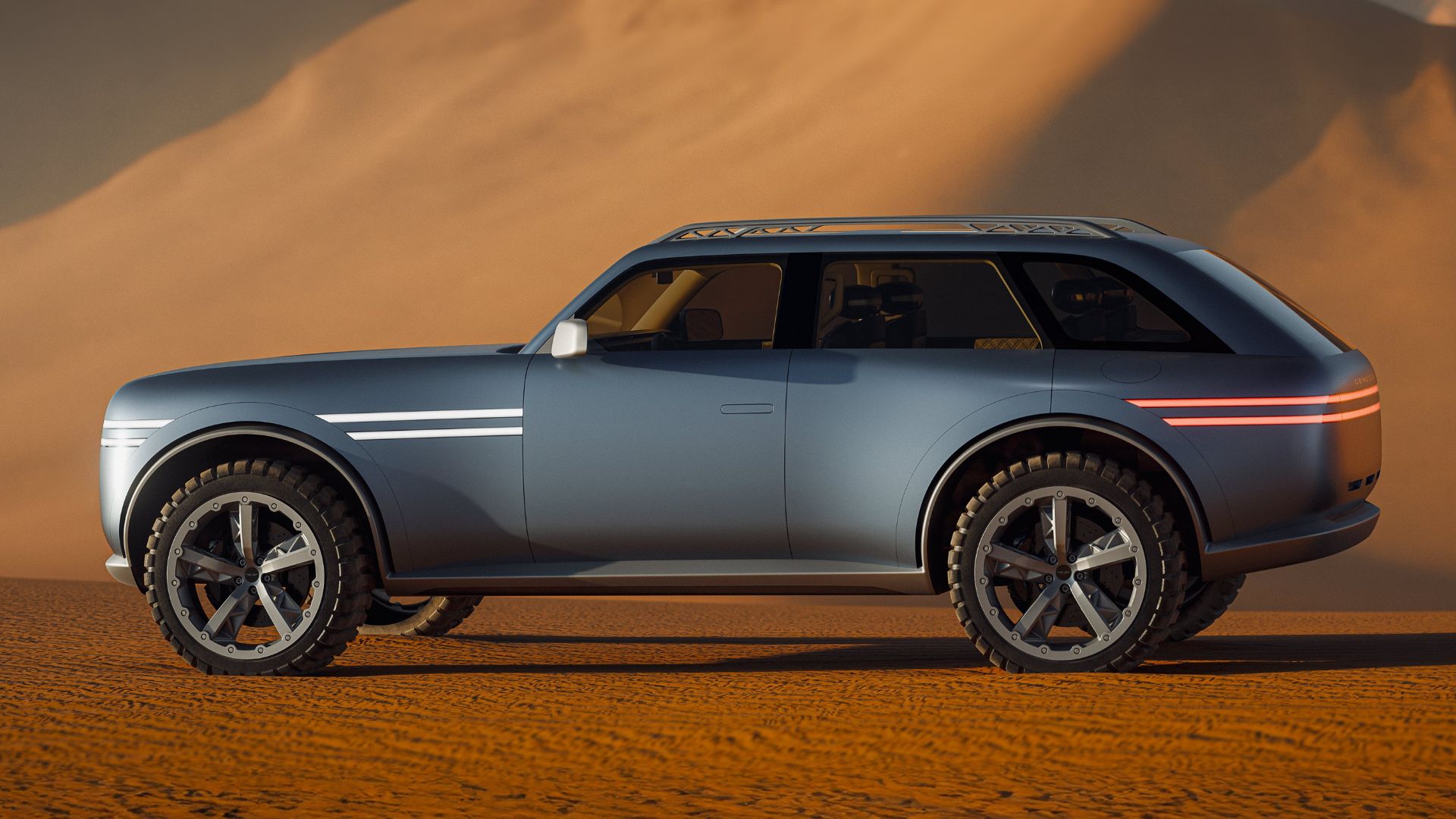 Starbucks Cruiser Alert Genesis Shows Off An Overlanding Concept SUV