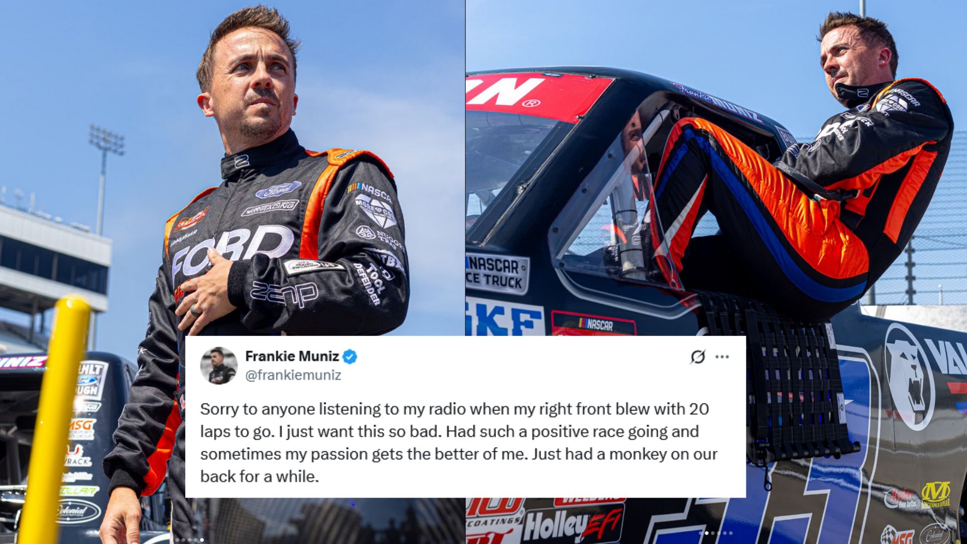 Actor Frankie Muniz Mocked After Yet Another DNF