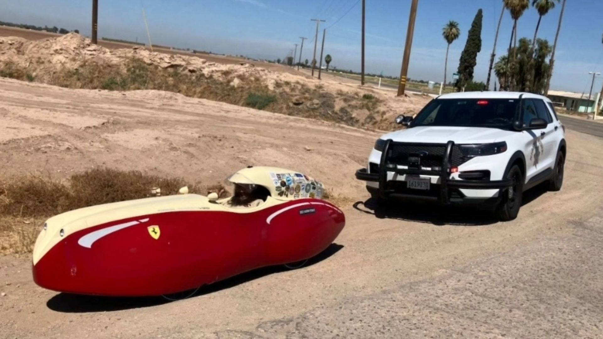 California Police Pull Over A Weird Bike For A Weird Reason