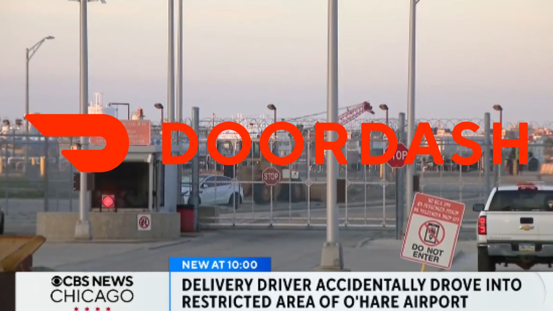 DoorDash Driver Invades Chicagos OHare Airport Runway