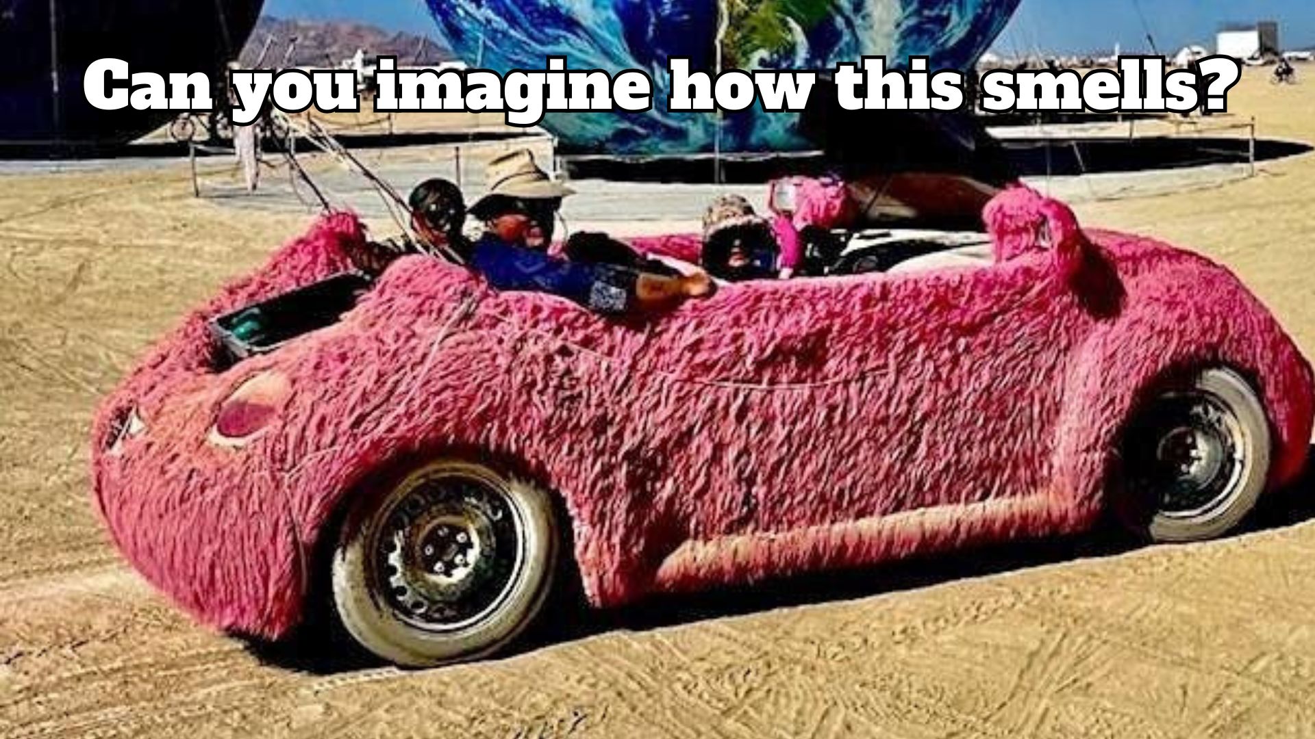 Fuzzy Volkswagen Beetle Gives Us The Creeps