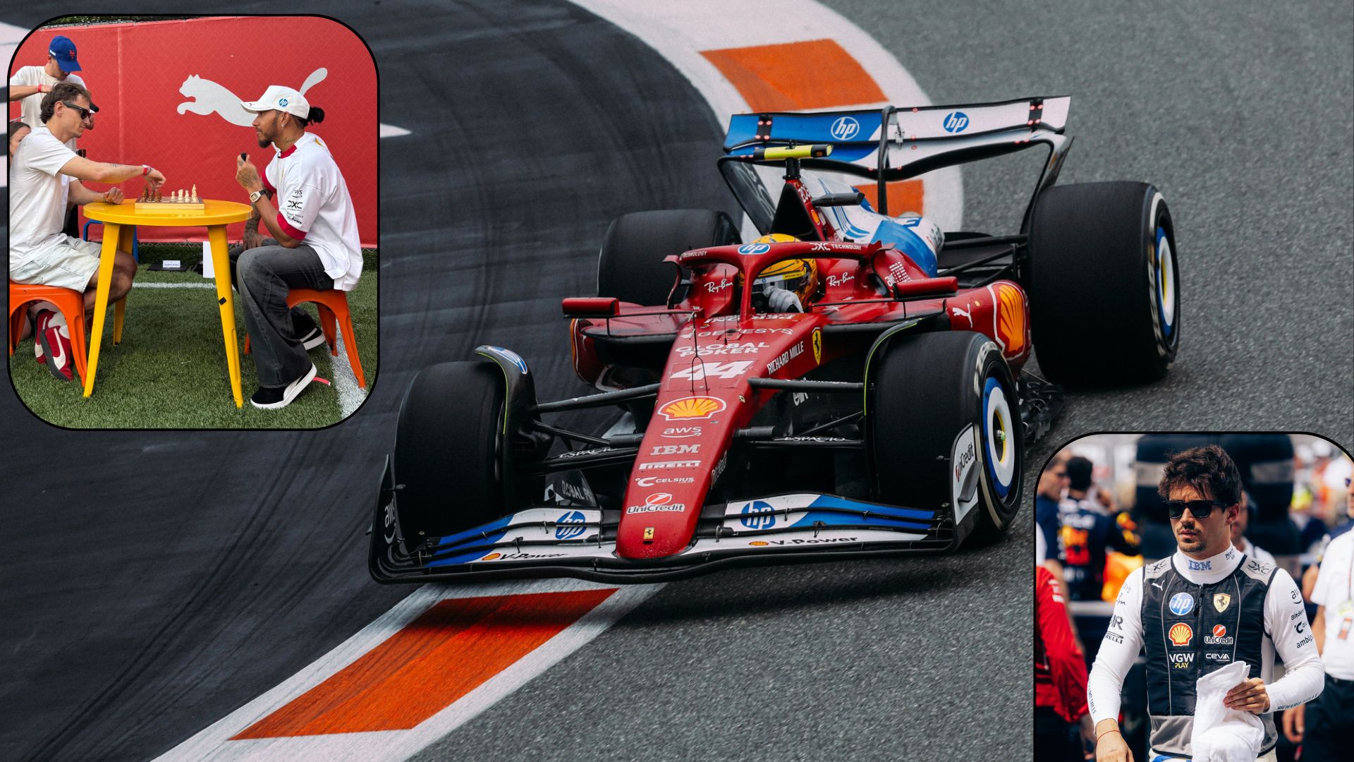 Lewis Hamiltons Ferrari Friction