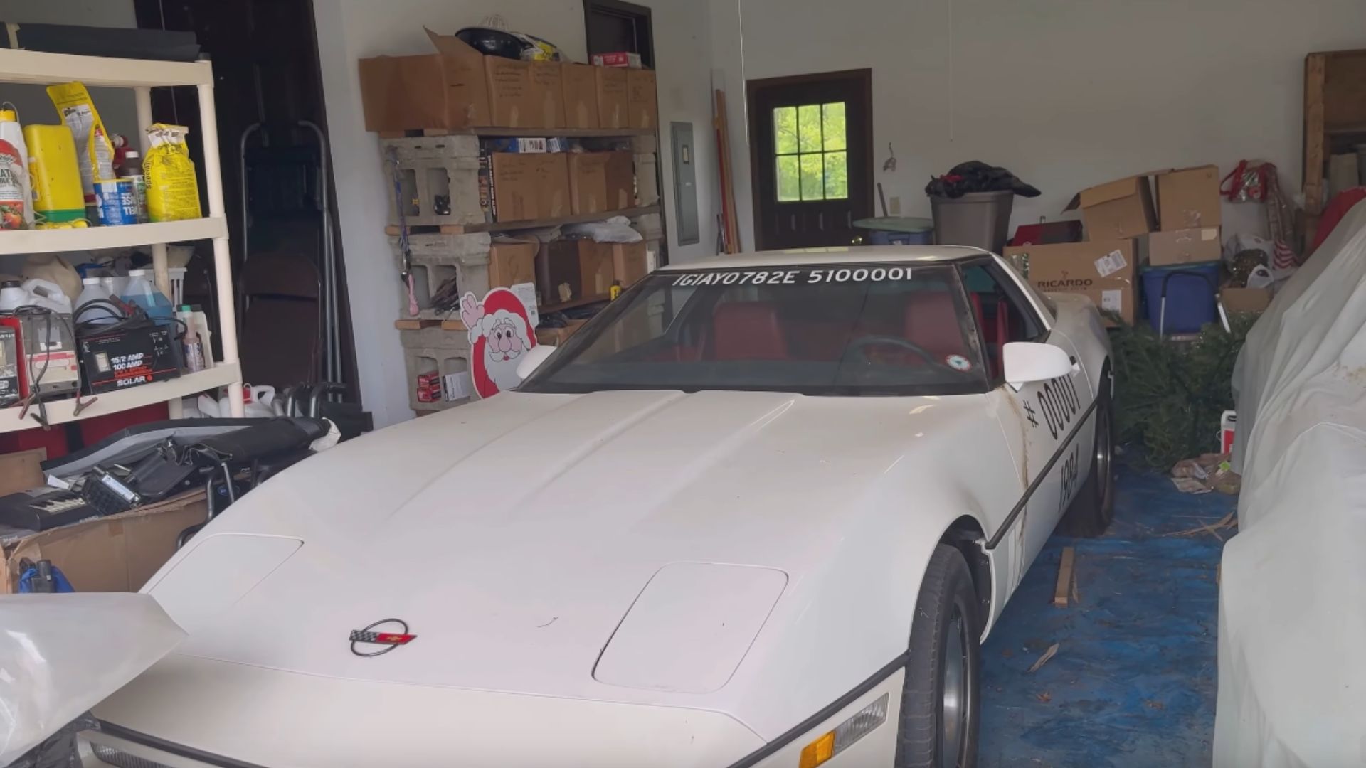 The First C4 Corvette Gets Detailed After Sitting For 30 Years