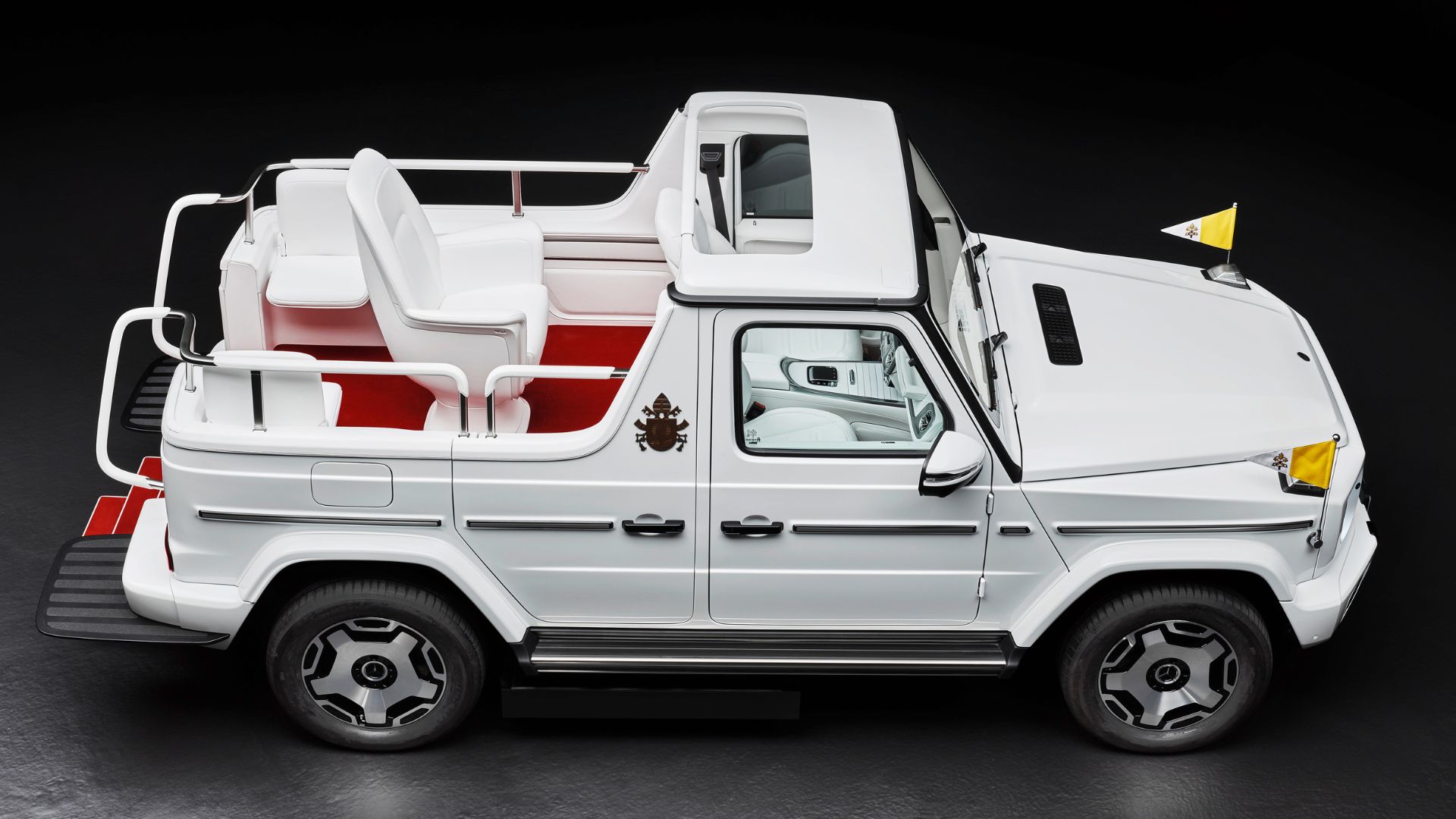 The Popes New Mercedes G Wagon Leo XIVs Popemobile