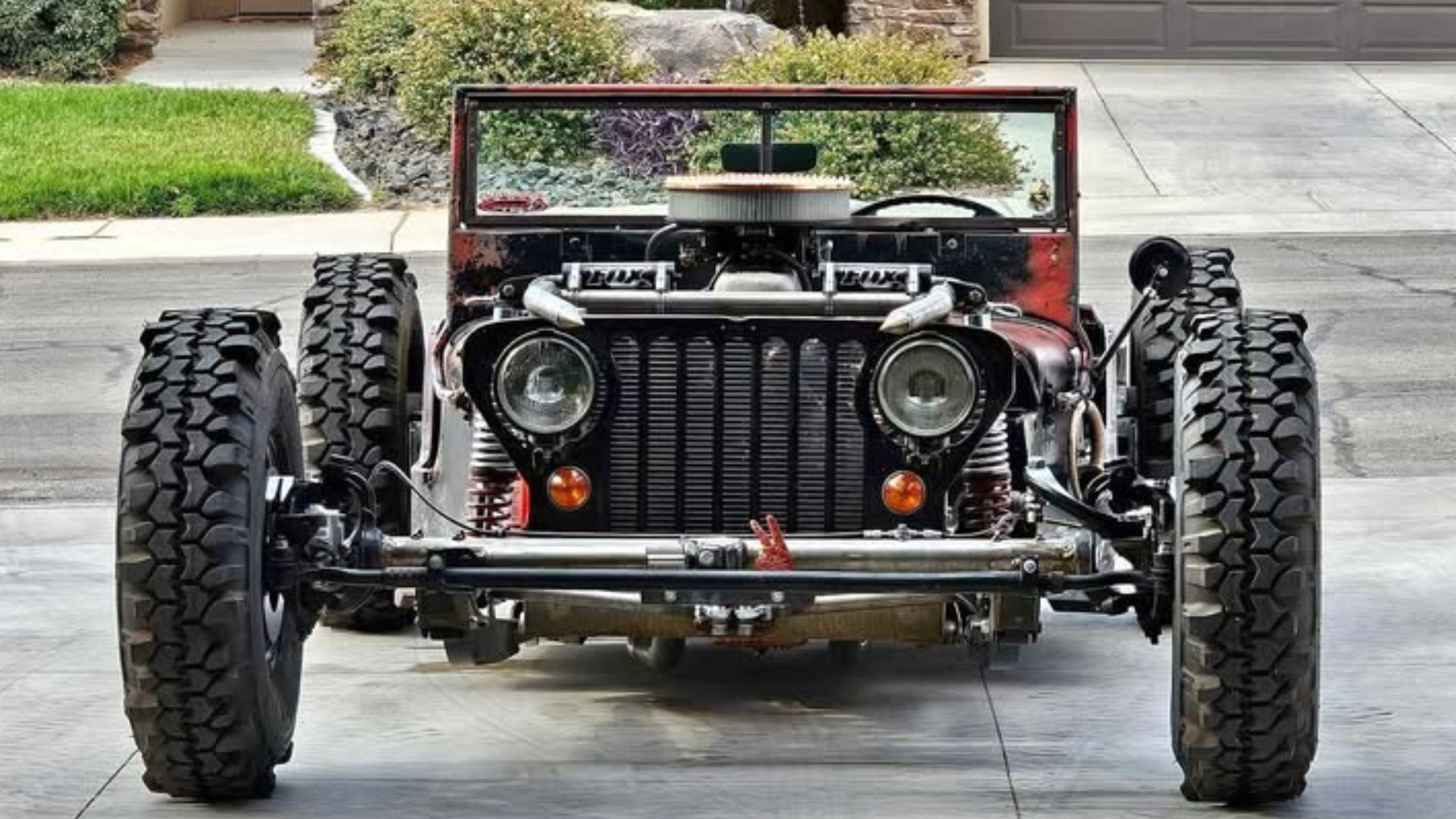 1947 Willys Jeep Rat Rod Is Pretty Gnarly