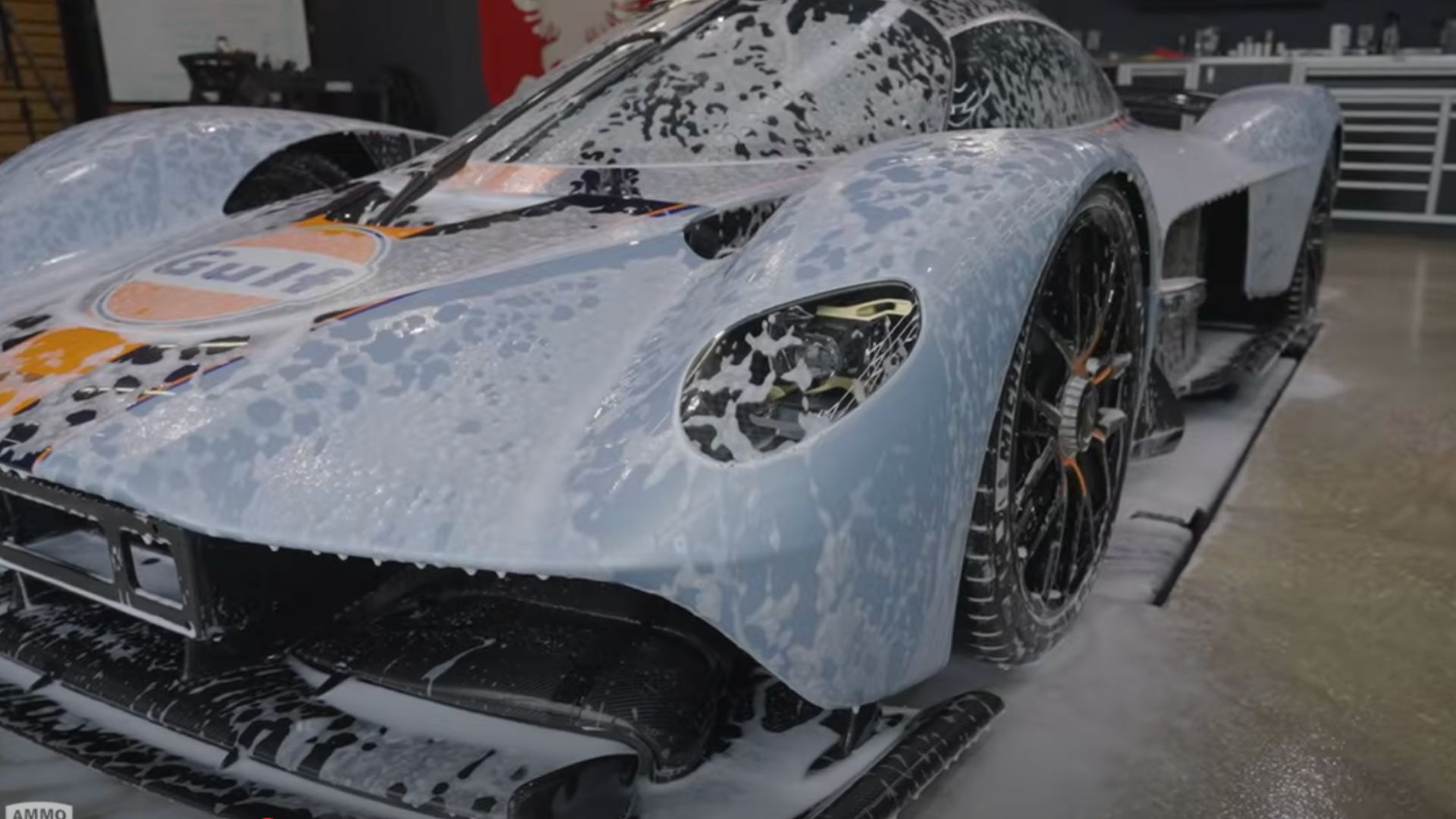 Aston Martin Valkyrie Gets Washed For The First Time