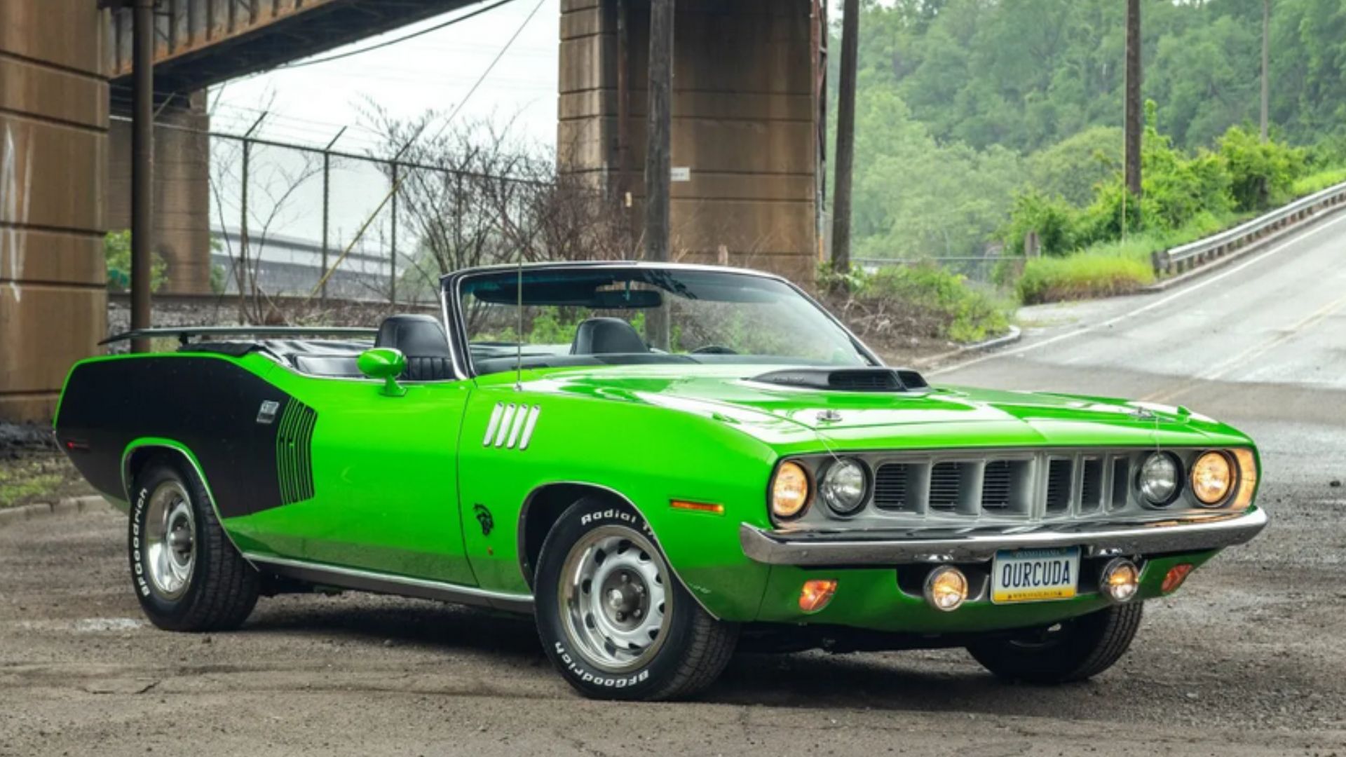 Auctioning Now Hellcat Swapped 1971 Plymouth ‘Cuda Convertible