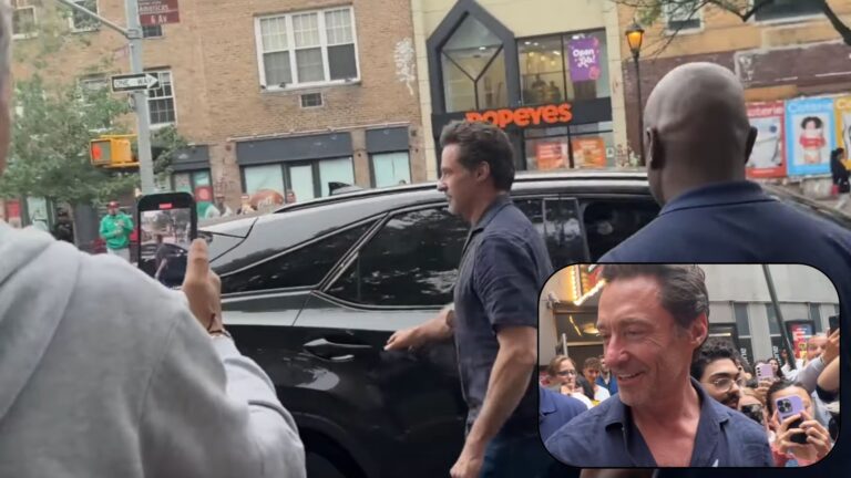 Hugh Jackman Jumps In Random Guys Car To Escape Crowd