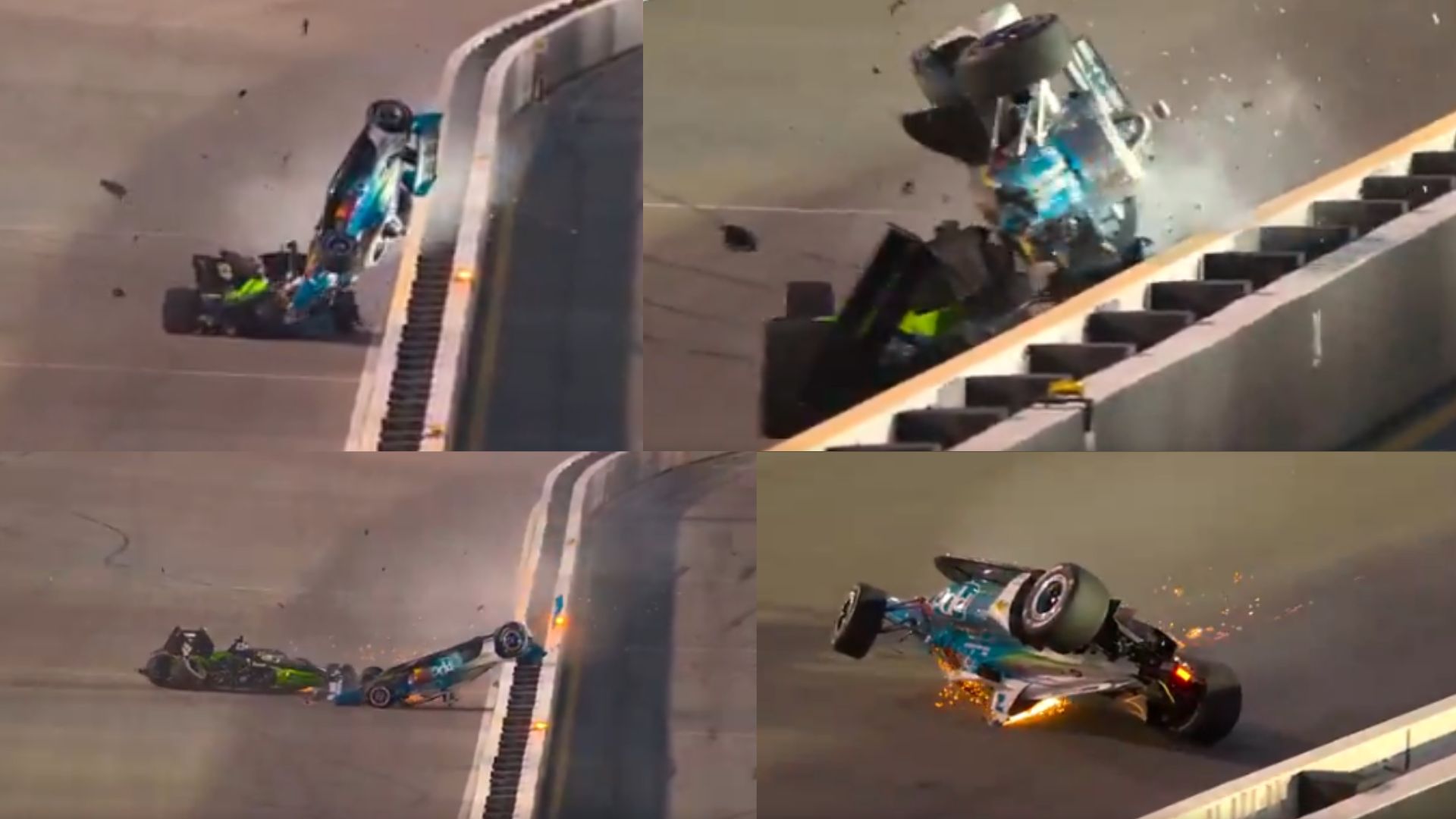 Josef Newgarden Flips In Horrific IndyCar Crash