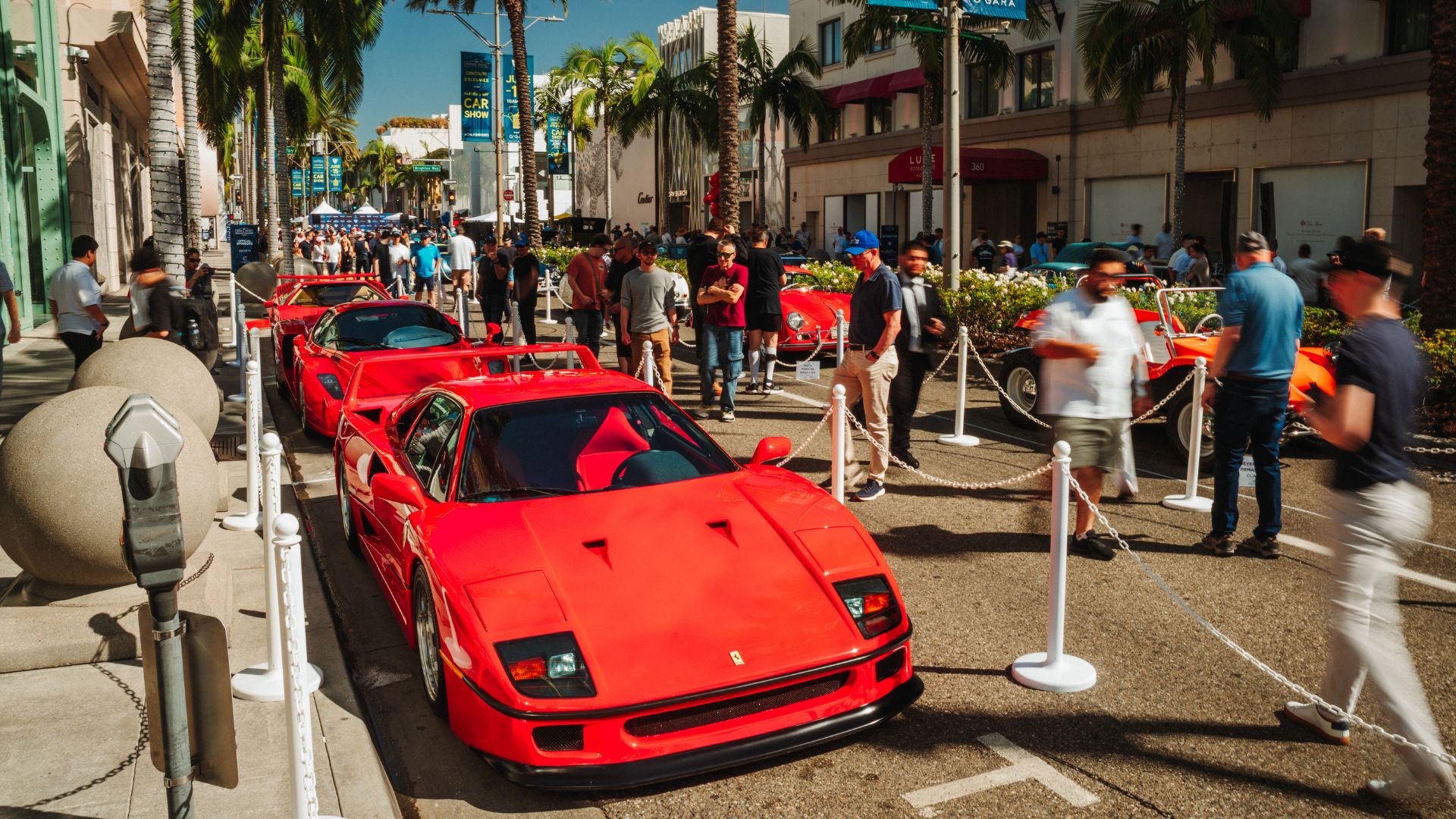 Nearly 40000 Attend Rodeo Drive Concours DElegance