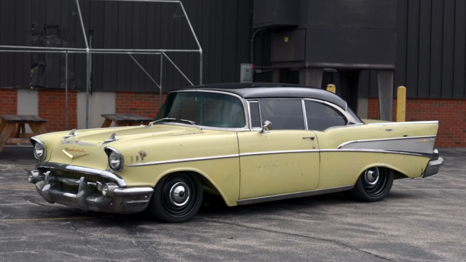 Rotten Banana 57 Chevy Packs Twin Turbos And 1300 HP
