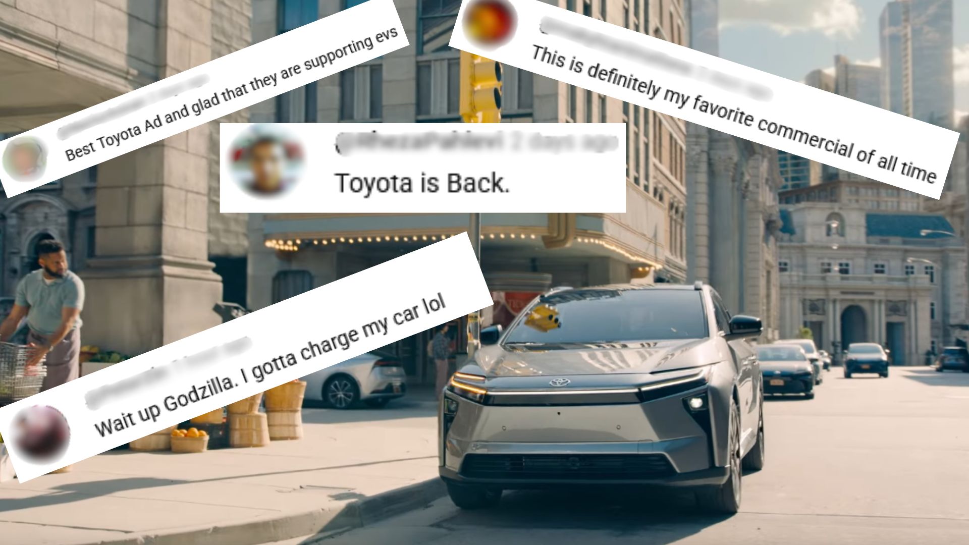 Toyota Features Its Electric Car In Superman Movie