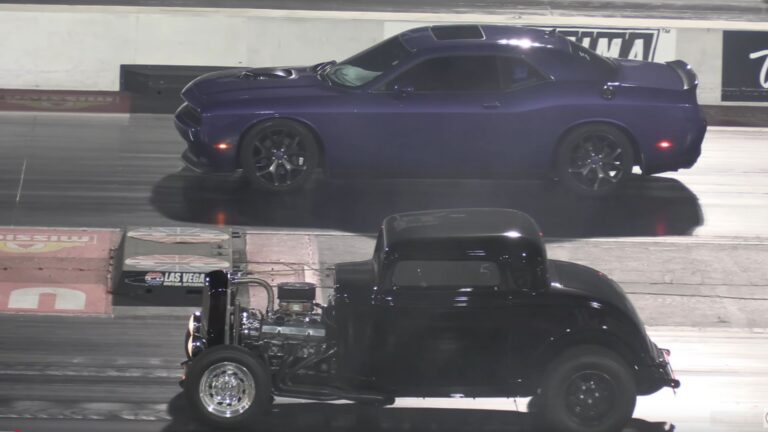 What Chance Does A Hotrod Stand Against A Modern Muscle Car
