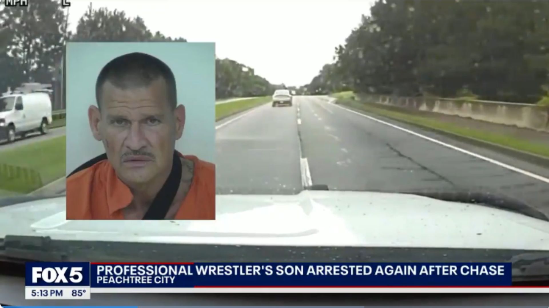 Wrestling Legend Mr. Wonderfuls Son Leads Police On Car Chase