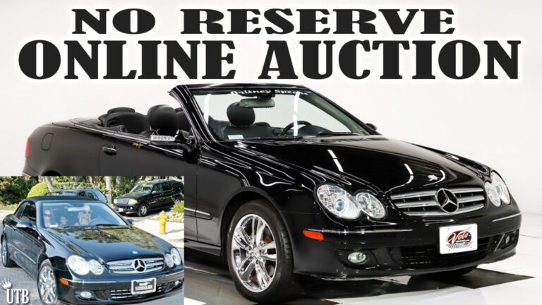 Britney Spears Famous Mercedes CLK 350 Is Headed To Auction