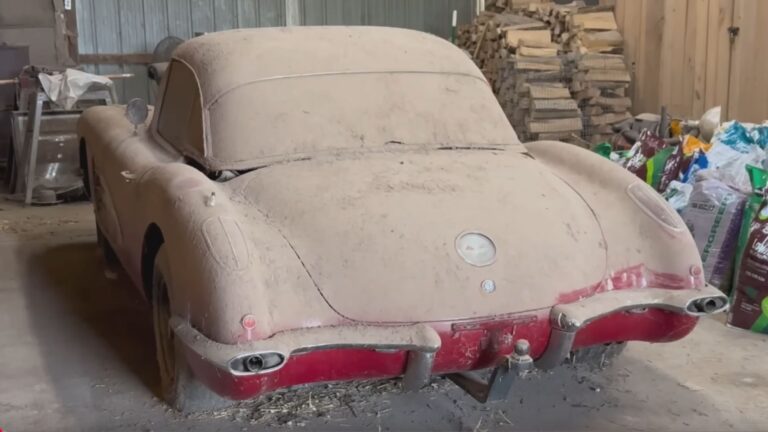 C1 Corvette Barn Find Rescued
