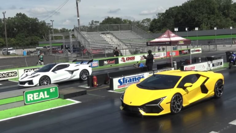 C8 Corvette ZR1 Races A Lamborghini Revuelto