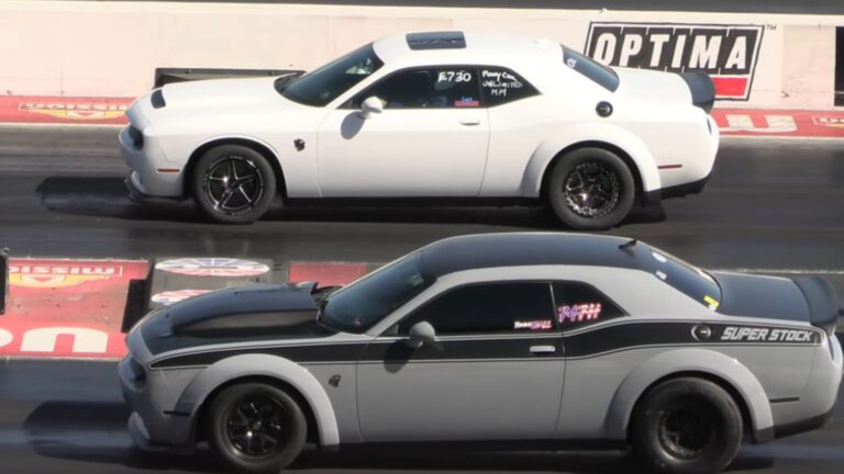Dodge Demon 170 Throws Down Against A Challenger Super Stock