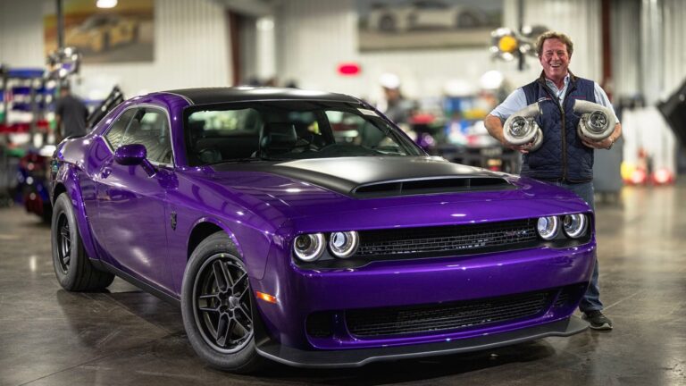 Hennessey Blesses The Dodge Demon 170 With Twin Snail Power