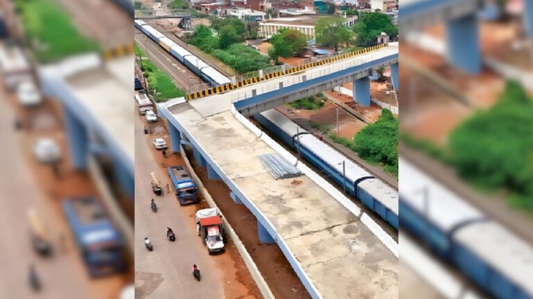 Newly Constructed Bridge Features A Nearly 90 Degree Turn