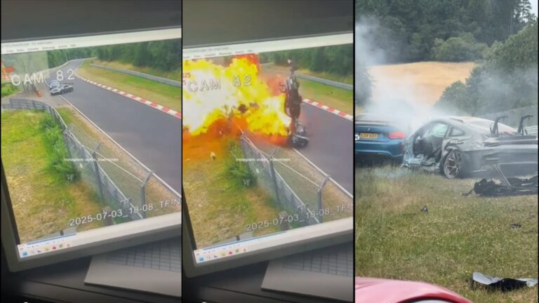 People Are Still Arguing Over Whos At Fault In This Nurburgring Crash