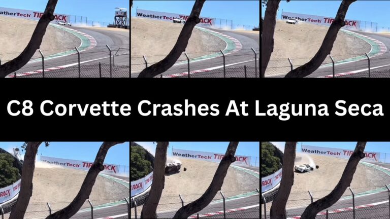 Video C8 Corvette Crashes Big At Laguna Seca