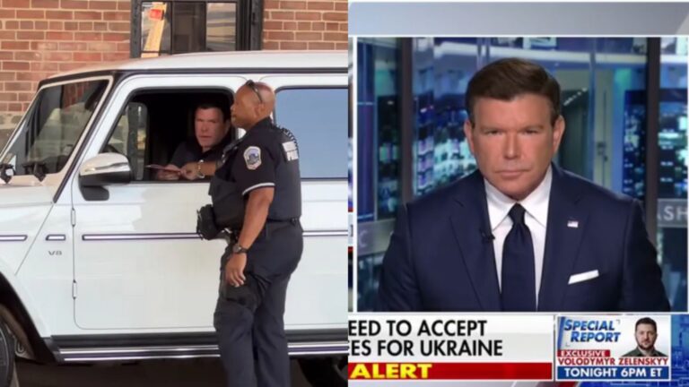 Fox News Bret Baier Stopped In G Wagon By DC Police