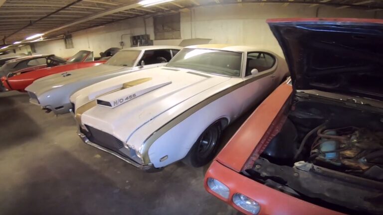 Someone Stashed Classic GM Muscle Cars In A Dusty Factory