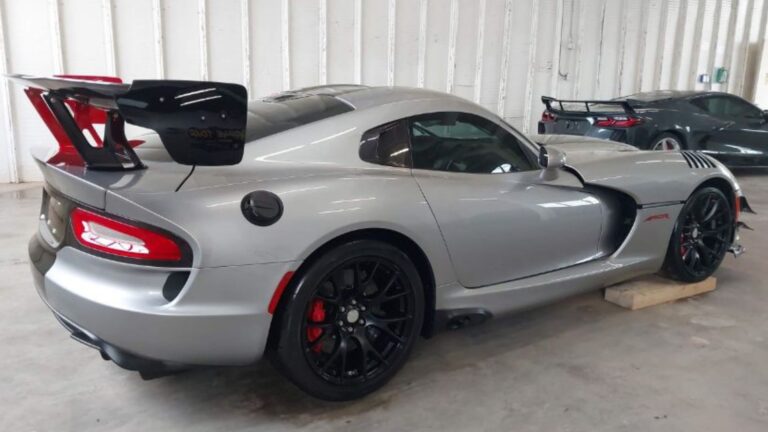 Would You Bid On This Flooded 2017 Dodge Viper ACR Extreme
