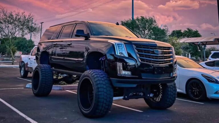 Your Life Has Been Lacking A Cadillac Escalade Monster Truck