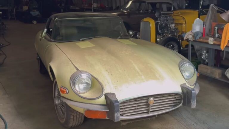 Abandoned Jaguar E Type Rescued By Millennials