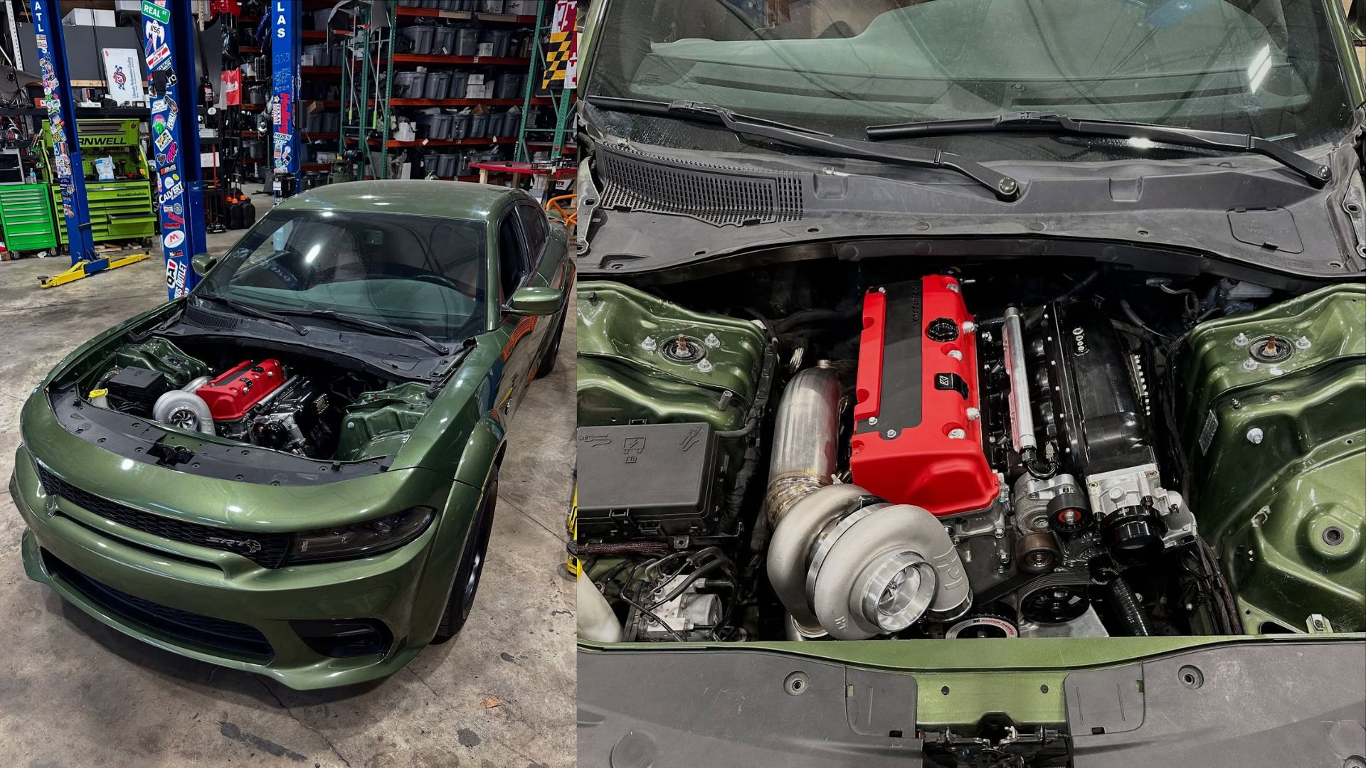 Hellkat Madman K Swaps A Dodge Charger Hellcat