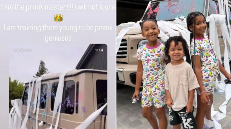 Khloe Jenner Vandalizes Kylie Kardashians G Wagon For Social Media Clicks