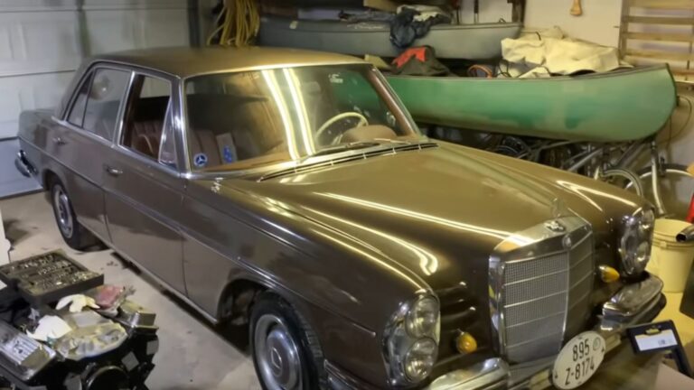Mercedes 250S Barn Find Starts And Runs Like A Champ