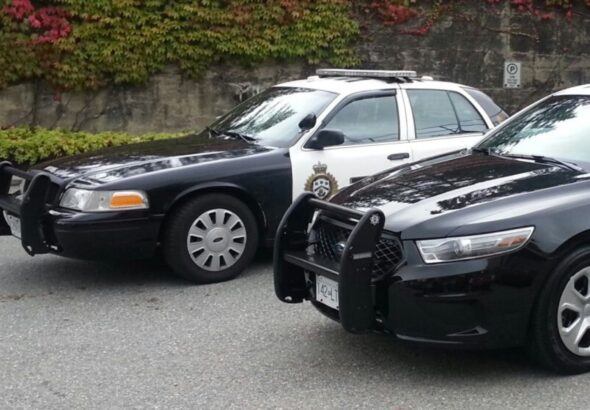 Police cruiser representing law enforcement response to a stolen vehicle call