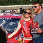 Natalie_Decker_poses_with_fan_2018_ARCA_Madison