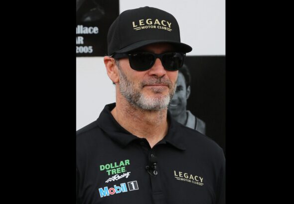 Jimmie Johnson in Legacy Motor Club gear ahead of his final NASCAR Cup Series season
