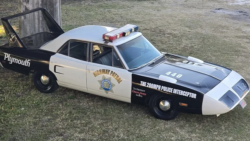Original New Mexico State Police Blackbird Superbird pursuit vehicle history