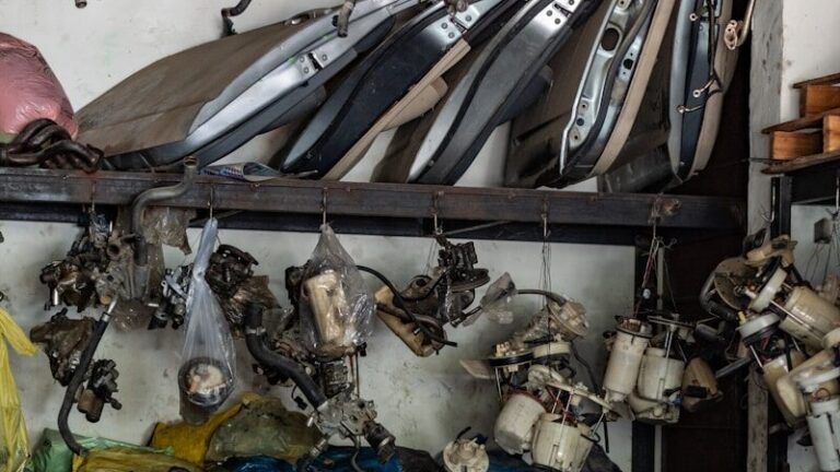a room filled with lots of assorted metal items