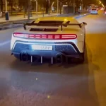 Cristiano Ronaldo's Bugatti Centodieci parked in his private garage
