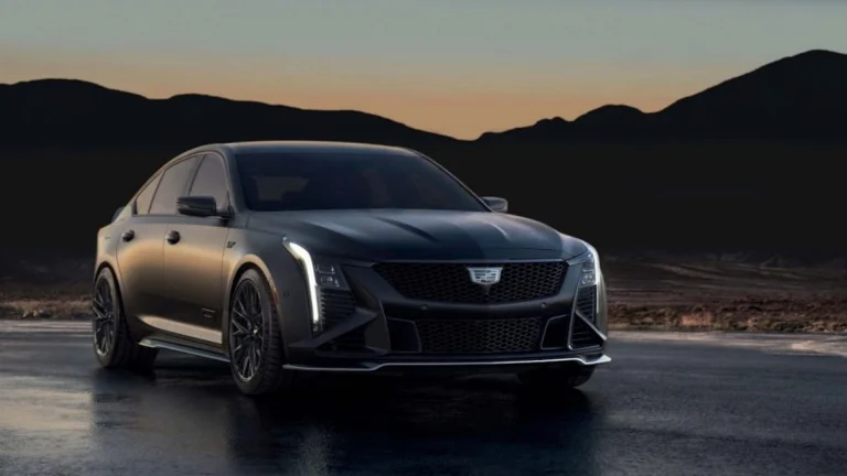 2026 Cadillac CT5-V Blackwing, representing Cadillac's current gas-powered performance lineup ahead of the CT5 and XT6 relaunch