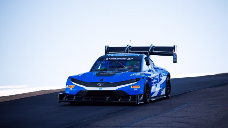 2026-super-mustang-mach-e-ev-front-3-4-action
