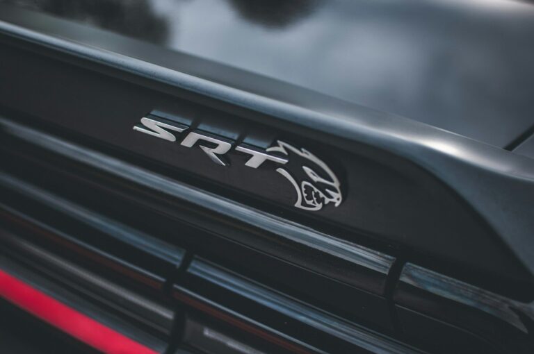 a close up of the emblem on a car