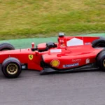 Formula 1 Race Car on Track